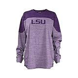 Royce Apparel LSU FIELDMAN-LS Colorblock TEE-Small