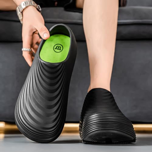 Image of Unisex Black Chef Shoes Men & Women Lightweight Non-Slip Work Shoes for Kitchens