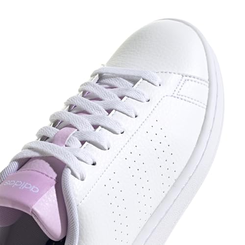 Image of adidas Womens Advantage Lace Up Sneakers Shoes Casual - White