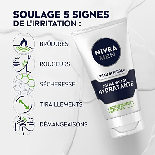Crème Visage Homme Hydratante Peaux Sensibles Nivea Men Le Tube De 75ml - vue 4