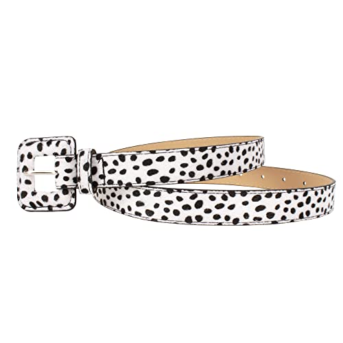 LABANCA Women Vintage Zebra Snake Print Decorative Waistband Snakeskin Print PU Leather Belt for Jeans Pants Dresses4