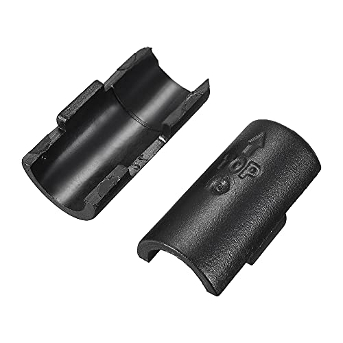 uxcell Wire Shelf Clips 1/2 Inch Wire Shelving Lock Clips Plastic for Wire Shelving System, 16 Pcs