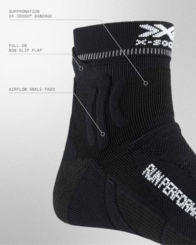 X-Socks® RUN PERFORMANCE Compression Athletic Running Quarter Socks Unisex3