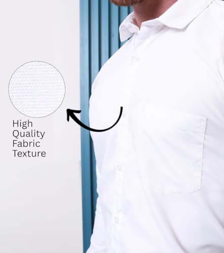 Image of CONTRARY Men's Pure Cotton Solid Stylish Casual & Formal Wear Shirt | Stylish Regular Fit Full Sleeve Comfortable Office Party Trendy Shirt - Multi Color