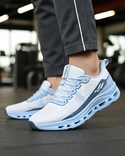 Image of Bacca Bucci Balance Men's Sports Sneakers | Ultra-Light Jacquard Running Shoes with Cushioned Rebound Sole | EVA + Rubber Heavy-Duty Outsole | All-Day Comfort & Breathable Daily Trainers