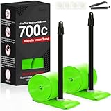 MOHEGIA 2本セット TPUチューブ ロードバイク 700C: 超軽量 700×18-32C インナーチューブ 35g 仏式バルブ長 85mm - 自転車用チューブ+タイヤレバー＋修理キット＋日本語取扱説明書