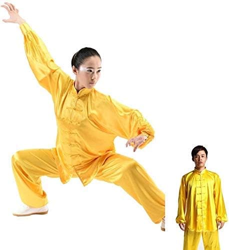 Amazon Co Jp Tai Chi服武術ユニフォームuni武術スーツ 中国服唐スーツwushuスーツtaichi服綿カンフー ユニフォーム長袖朝の運動アパレル中国カンフーc 服 ファッション小物
