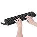 37-Key Melodica, Portable Melodica Keyboard with Bag Blowpipe for Beginner Practice Bag F37s (Black)