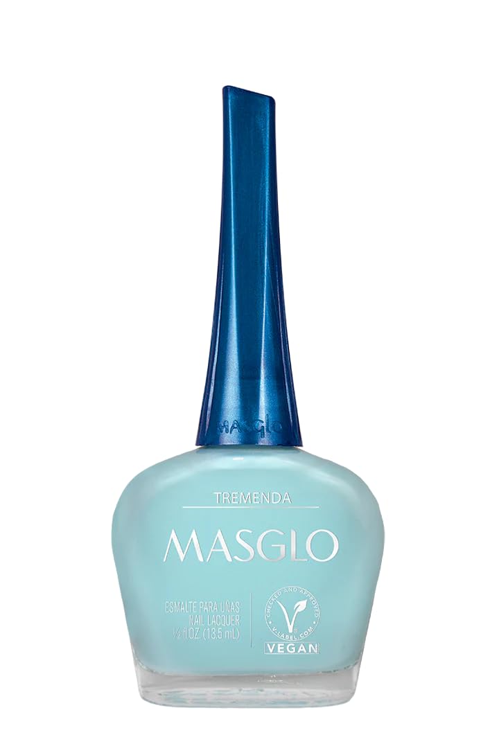 MASGLO Tradicional Nail Polish 13-Free Formula Up to 7 Days of Wear High-Coverage Glossy Finish Vegan 0 5