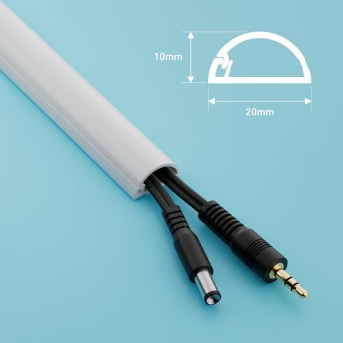 D-Line Micro+ 4m Cable Trunking - Paintable Wire Cover - Image 2