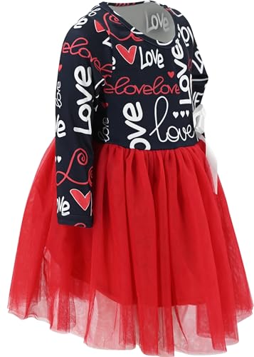 Image of Girls Long Sleeve Tulle Tutu Dresses for Kid and Toddler