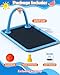Octaplay Splash Pad for Kids & Dogs, 102x87'' Large Sprinkler Pad Water Toys with Basketball Hoop, Thickened Non-Slip Splash Mat, Foldable Play Pool & Outdoor Summer Toys Ages 4-12 (102