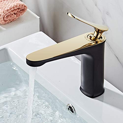 Mélangeur de toilettes en laiton chromé haute résistance pour lavabo