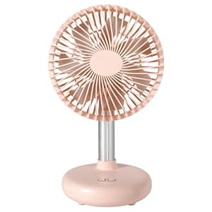 Dncg LJ3S6 Tischventilator Rosa USB