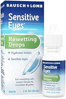 Contact Lens Solution by Bausch & Lomb, for Rewetting Soft Contact Lenses, 1 Fl Oz