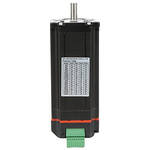 Integrated Servo Motor Aluminum Alloy Closed Loop Stepper Motor with 3D Printer Driver 20‑48VDC High Speed Efficiency fo