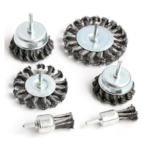 Badika BADIKA Szczotki Druciane Okrągłe 2 szt.