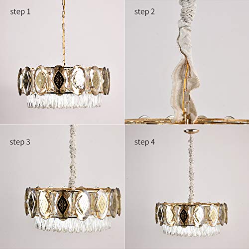 Image of Fabric Cord Cover Chandelier Chain Cover 2 Packs 6 Ft Length Natural Linen Fabric Electric Wire Protector Bleached Linen Color
