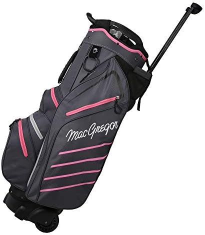 MacGregor Golf VIP Ladies Cart Bag with Built in Wheels/Handle, 1...