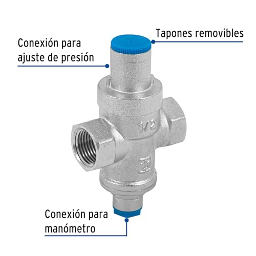 Válvula reductora de presión de agua 3/4 29 valvula reductora de presion de agua 3 4 marca Foset (2)