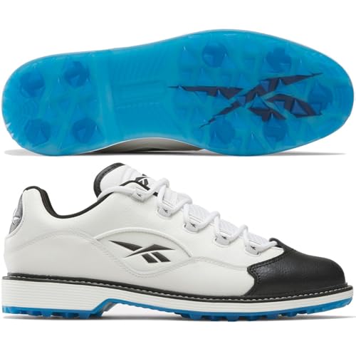 Reebok QUESTION Unisex Golf Trainers, White/Black, 40.5 EU, White Black, 40.5 EU