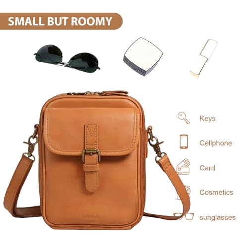 PU Leather Small Crossbody Cell Phone Bag Versatile Shoulder Purse for Women Men2