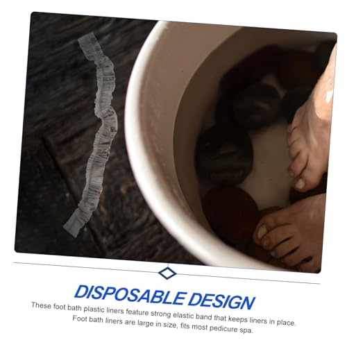 NOLITOY liners desechables para spa de pies 100 pcs miniatura 6