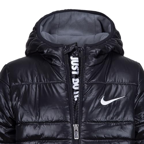 Nike Midweight Fill Hooded Jacket – Black – Kids Size 43