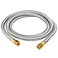 SHINESTAR 6 FT Propane Hose Extension for Propane Appliances Equipped with 3/8" Male Flare - Gas Grill, RV Application, Heater, Burner, etc. Flexible and Sturdy