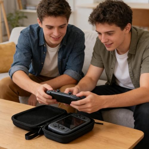 Étui pour console de jeu anti-poussière – Organisateur de rangement portable en EVA | Sac de protection de voyage, étui d'équipement de divertissement pour les voyageurs, ls étudiants, les joueurs, l – vue 3