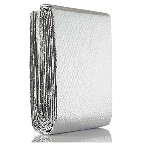 Aislante térmico reflectante de aluminio doble cara y burbujas de polietileno de 4mm para hogar
