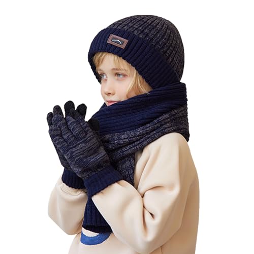 Gorro y bufanda para niños ideal para jugar en la nieve y excursiones al aire libre
