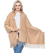Cashmere Scarf and Shawl, vimate Thick Soft Cashmere Pashmina Shawl Wrap…