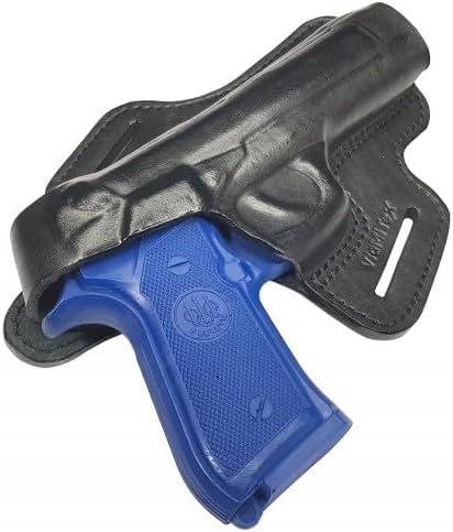 VlaMiTex B7 Leather Pistol Holster Black Fits Beretta 92 92S 92SB 92F 92FS 92D 92DS 96