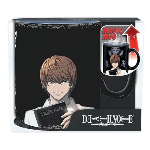 DEATH NOTE - Mug, taza ceramica thermoréactif - 460 ml - Kira & L