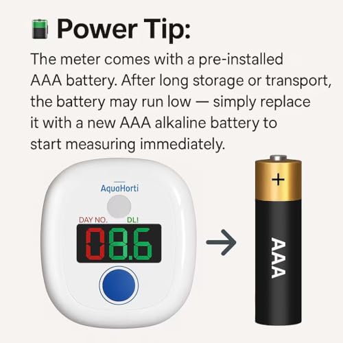 image for AquaHorti AH-20Plus DLI Meter.Full Sun,Partial Sun,Partial Shade,Shade
