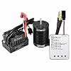 9imod F540-V2 4370KV Brushless Sensorless Waterproof Motor 3.175mm+60A ESC For 1/10 RC Drift Racing Off-road Car Truck