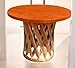 Table Traditional Mexican Equipal Furniture Honey Color Handmade, Artisan in Mexico by Equipales San José Original Leather Ideal for your Home, Bar, Restaurant, Garden, Office, Hotel