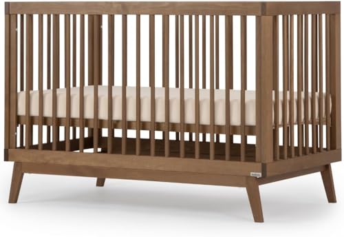 dadada Baby Soho 3 in 1 Convertible Wooden Crib to Toddler Bed - Made in Italy, GREENGUARD Gold...