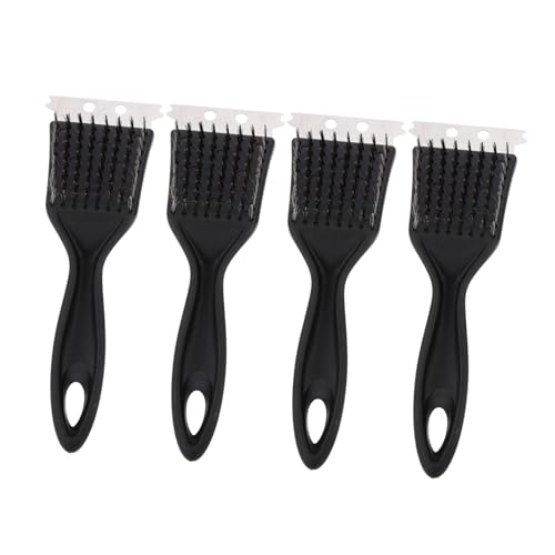 Happyyami 4Pcs Grill Cleaner Brush Wire Brush for Safe Efficient Cleaning Lightweight Compact Cleaning Tools Compatible with Grills Present
