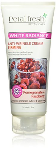 Petal Fresh Botanicals Whitening Firming Anti-Wrinkle Cream, Pomegranate and Raspberry, 7 Ounce