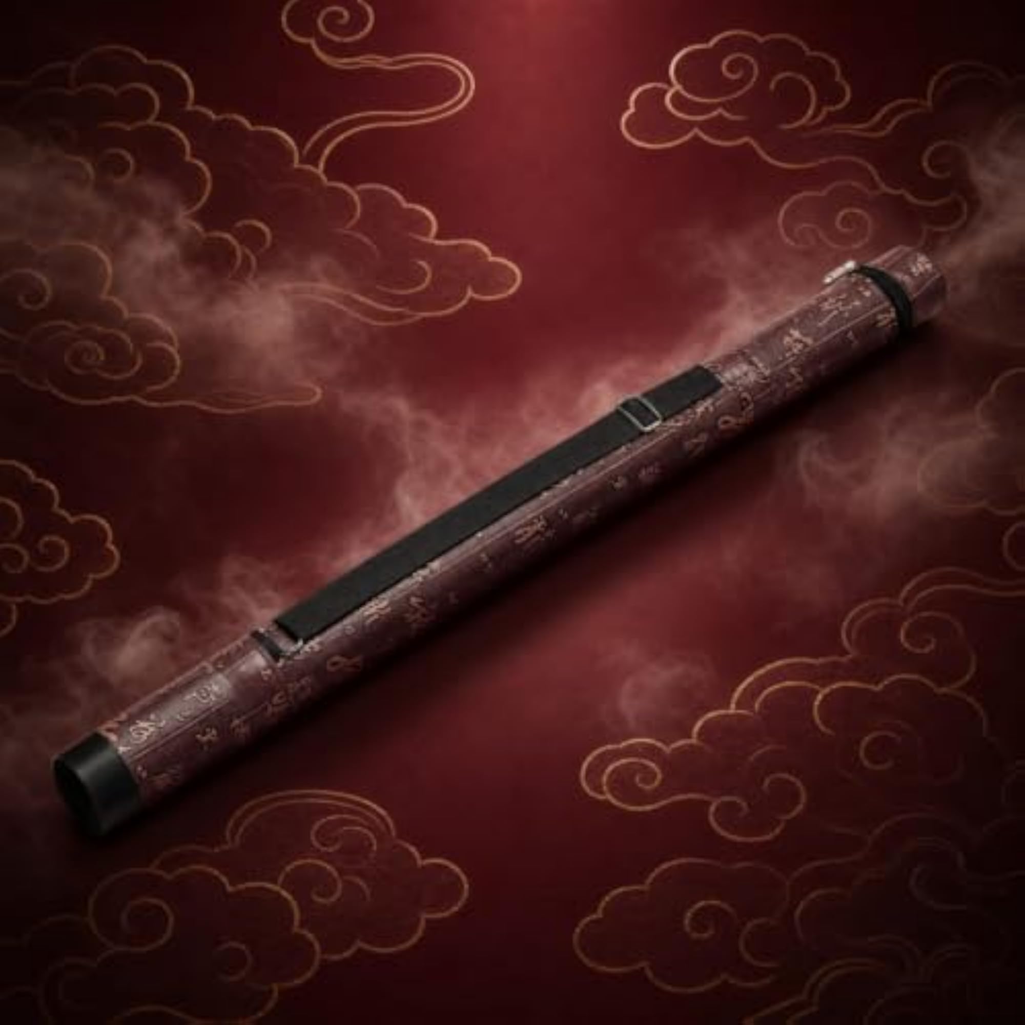 Moisture-Resistant Flute Storage Tube with Humidifier, 65CM