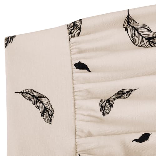 DJT Women's Short Sleeve Summer Tops Scoop Neck Pleated Front Casual Tee T Shirt4