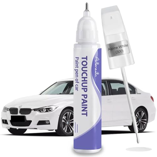 Touch Up Paint for BMW Alpine White (300)-Exact MatchChips and Nicks TouchUp Paint Pen Scratch Repair Car Accessories Car Paint Pen for Erase Car Scratches