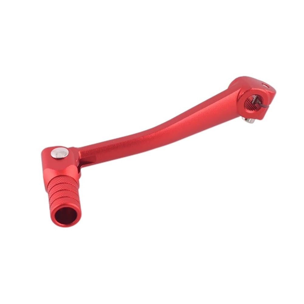 Teknui Red Motorcycle Gear Lever Motorcycle Folding Gear Shift Lever For Kayo Bosuer 110/125/140/150/160/250Cc Dirt Bike Pit Bikes Gear Lever