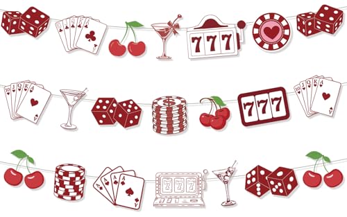 Lucky In Love Bachelorette Decorations Lucky In Love Banner Vegas Bachelorette Party Decorations Cute Cherry Casino Photoshoot Backdrop for Weddings Elopements Bachelorettes Anniversaries