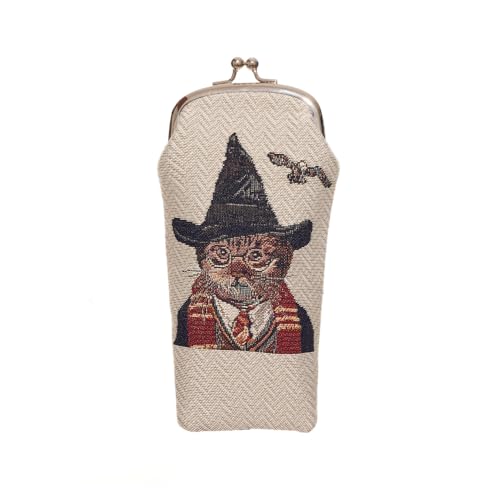 Image of Signare Tapestry Glasses Case for Women Eyeglass Case with Fashion Pattern Design