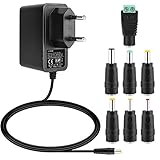 ✅12V 1A Adapter.Bestanden CE,BS,EN Zertifizierung,Stellen Sie sicher,dass der Adapter sicher verwendet werden kann.Jedes Produkt wird einem 24-Stunden-Alterungstest unterzogen,um Produktfehler auf ein Minimum zu reduzieren.Paketgewicht:135g;Paket:1 * 12V 1A Netzteil+7 * Verschiedene Umrüstköpfe.Bitte überprüfen Sie die Fotos.