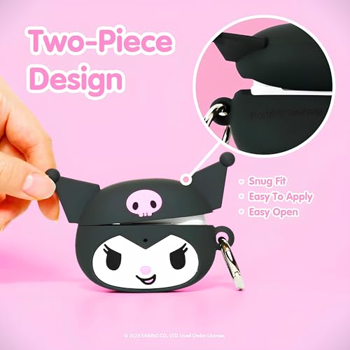Image of Airpods 4 Cover Silicone Case (2024) Active Noise Cancellation (ANC) with Keychain Protective Case ((Black) Koromi)