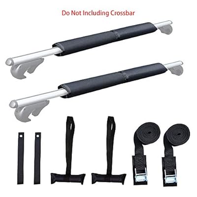 2x Universal Kayaks Surfboard Car Roof Rack Soft Pads Luggage Carrier Bar Walmart Com Walmart Com